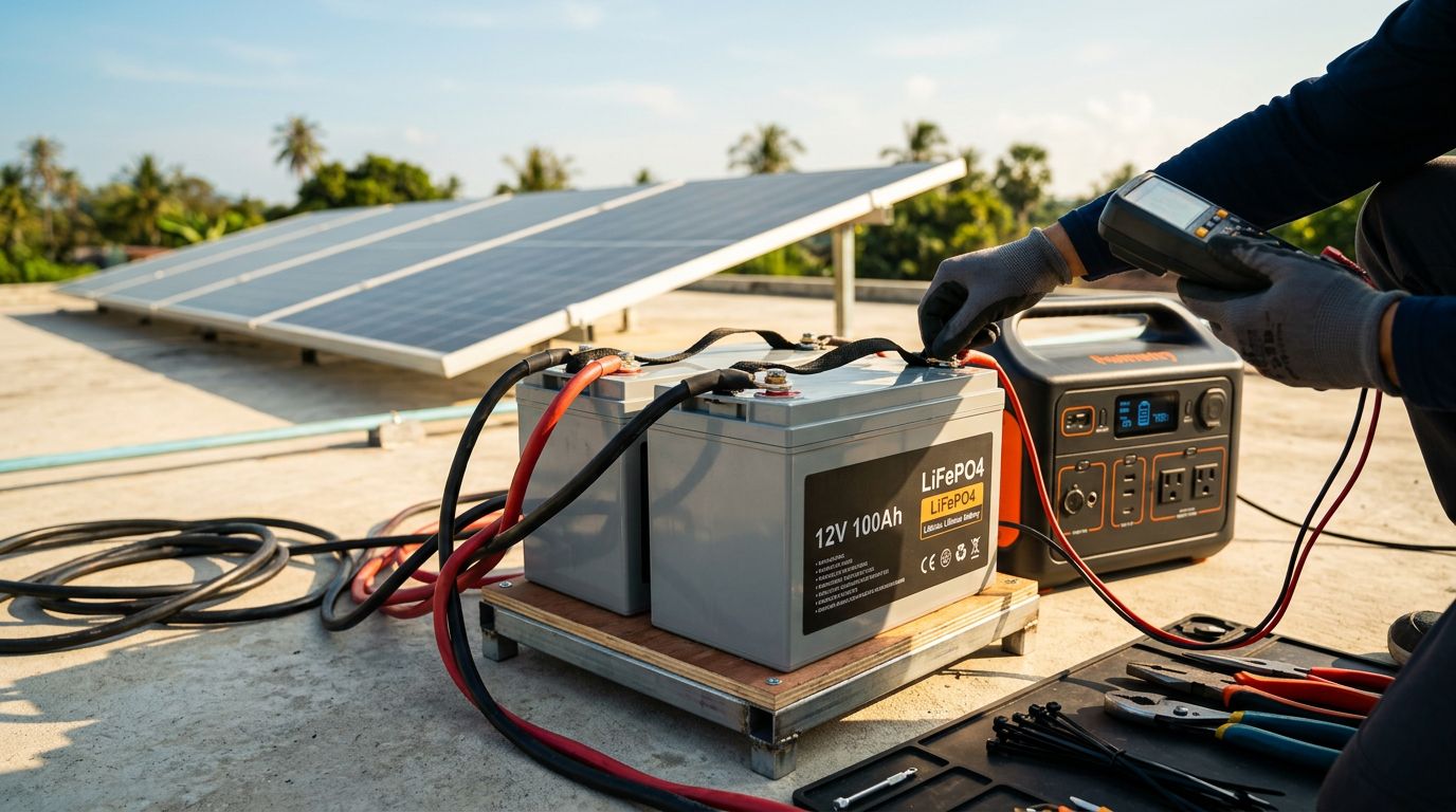 แบต LiFePO4 12V 100Ah ทำไมราคาต่างกันได้ 2-3 เท่า เกรดเซลล์และค่าคายประจุบอกอะไรบ้าง
