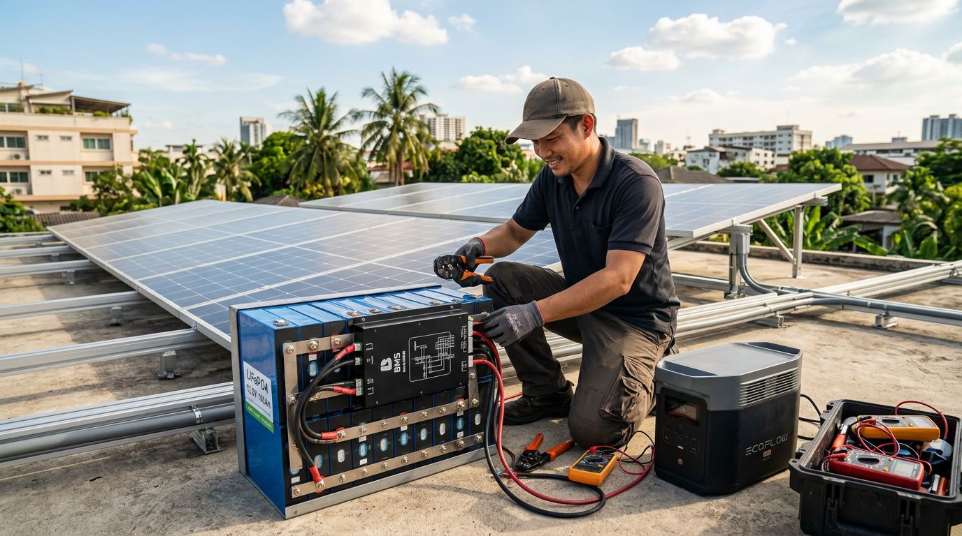 BMS LiFePO4 เลือกกี่ S กี่ A ถึงจะคุมแบต 12V และ 24V ได้ครบโดยไม่ขาดไม่เกิน