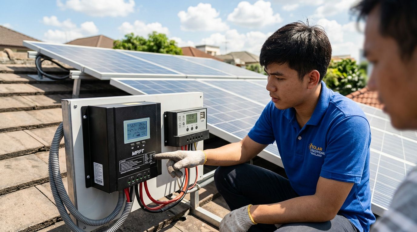 MPPT ปลอมดูยังไง รวมจุดสังเกตที่คนขายมักเนียนและวิธีแยกออกจาก PWM ย้อมแมว