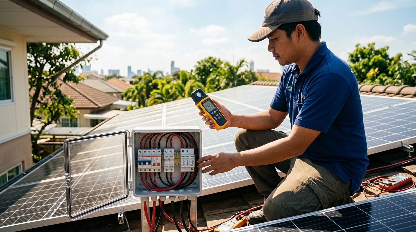 มิเตอร์วัดแสงอาทิตย์โซล่าเซลล์ (irradiance meter) วัดยังไงให้รู้ชัดว่าแผงเสื่อมหรือแค่โดนเงาบัง