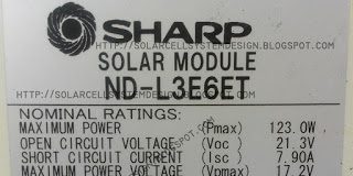 อุปกรณ์แผงโซล่าเซลล์ การอ่านสเปคแผงโซล่าเซลล์ Electrical Characteristics Solar Module